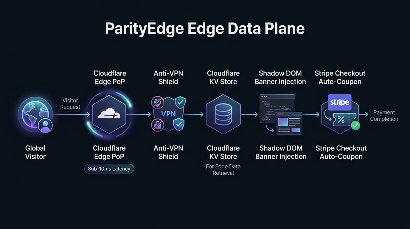 ParityEdge Sub-10ms Edge Architecture Flow